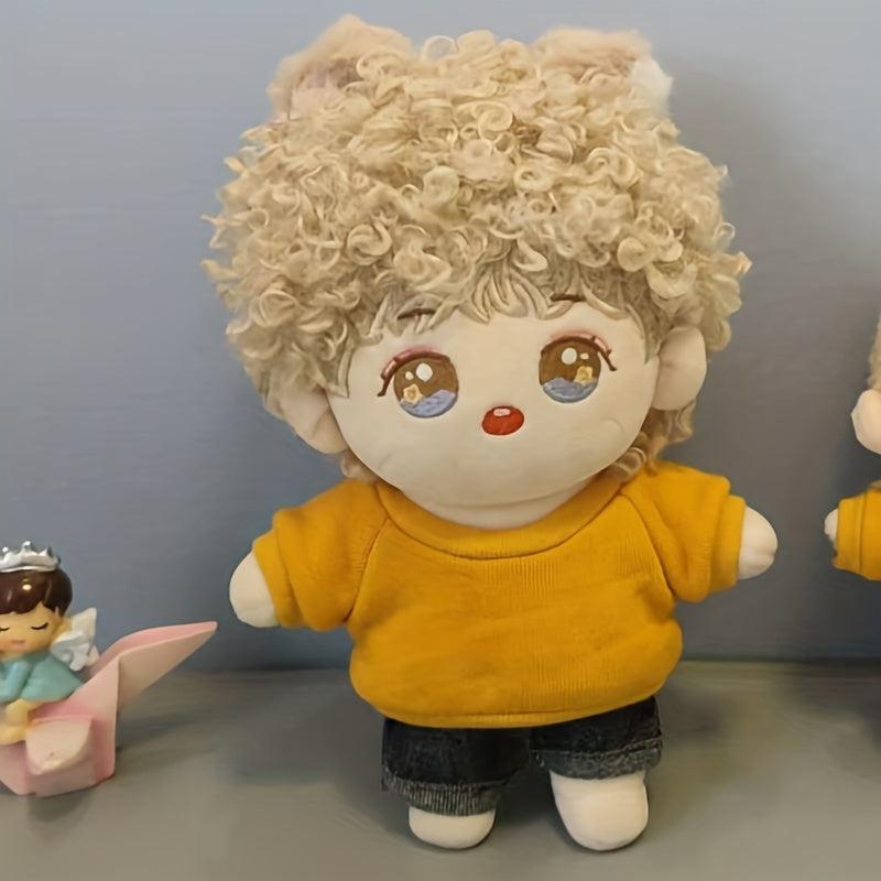 7 9 Inch Doll Plush Toy Figure T-shirt & Short Clothes Doll Accessories