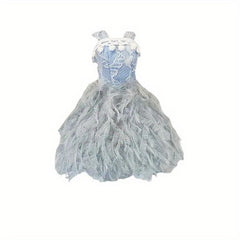 Mini Princess Doll Wedding Party Dress - Fits 11.8 Inch Doll