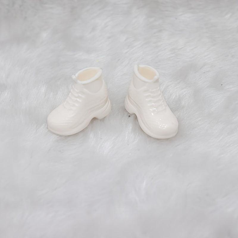 2 Pairs Doll Shoes Casual Short Boots Birthday Gift
