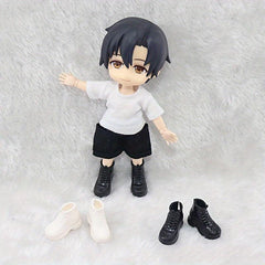 2 Pairs Doll Shoes Casual Short Boots Birthday Gift