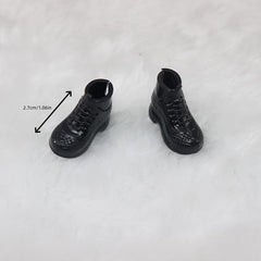 2 Pairs Doll Shoes Casual Short Boots Birthday Gift
