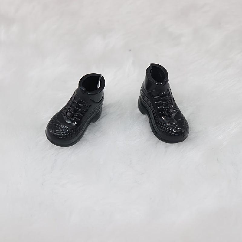 2 Pairs Doll Shoes Casual Short Boots Birthday Gift