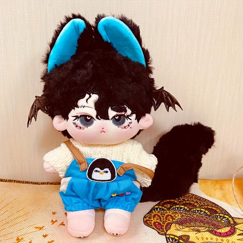 Doll Clothes Sweater Overall for 7.87in Cartoon Doll Plush Baby Toy