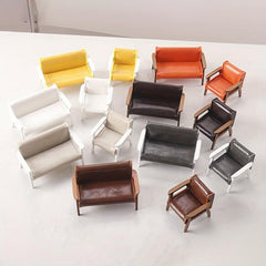 Mini Dollhouse Simulative Sofa Chair Scene Decoration