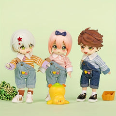 Lapel Long Sleeve Sweater Set for Dolls