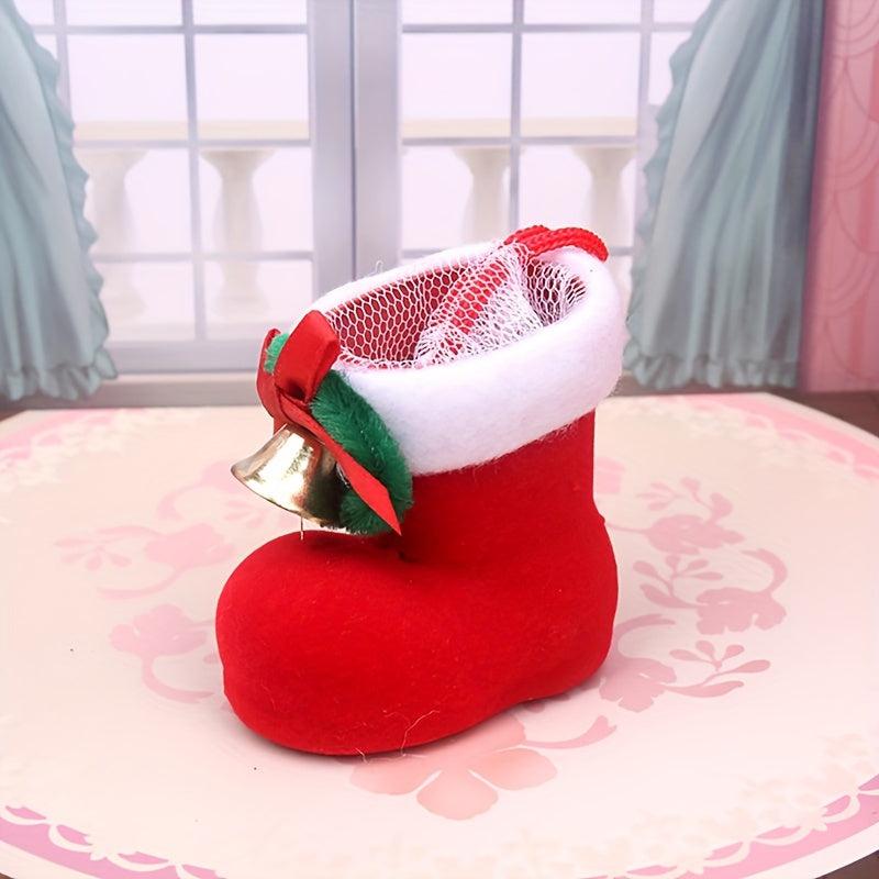 Mini Christmas Tree Hanging Decoration Set for Dollhouse Simulation
