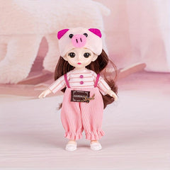 16 Little Rabbit Piglet Lamb Princess Doll Girl's Simulation Doll