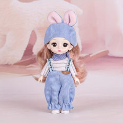 16 Little Rabbit Piglet Lamb Princess Doll Girl's Simulation Doll