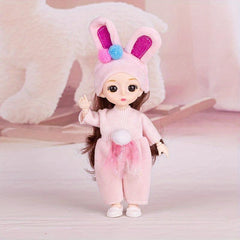 16 Little Rabbit Piglet Lamb Princess Doll Girl's Simulation Doll