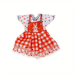 6 Inch Doll Clothes Princess Girl Doll Dress Outfits Cartoon Casual Skirt