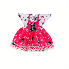 6 Inch Doll Clothes Princess Girl Doll Dress Outfits Cartoon Casual Skirt