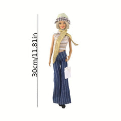 Stylish Wedding Dress Outfit for 29.97 cm Doll - Vest Jacket