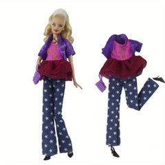 Stylish Wedding Dress Outfit for 29.97 cm Doll - Vest Jacket