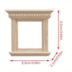 1:12 Dollhouse Window Frame Model Craft Windows Decorations