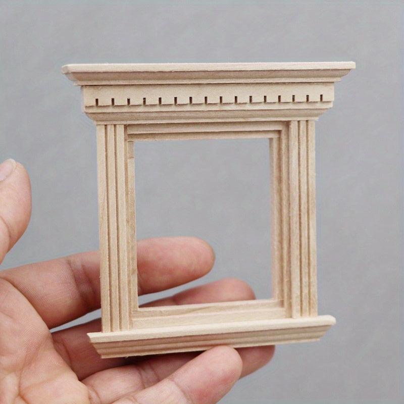 1:12 Dollhouse Window Frame Model Craft Windows Decorations