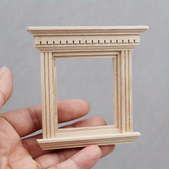 1:12 Dollhouse Window Frame Model Craft Windows Decorations
