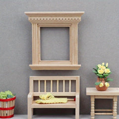 1:12 Dollhouse Window Frame Model Craft Windows Decorations