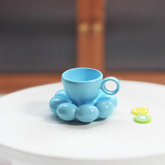 Dollhouse Flower Coaster Decoration Accessories Scene Mod