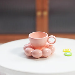Dollhouse Flower Coaster Decoration Accessories Scene Mod