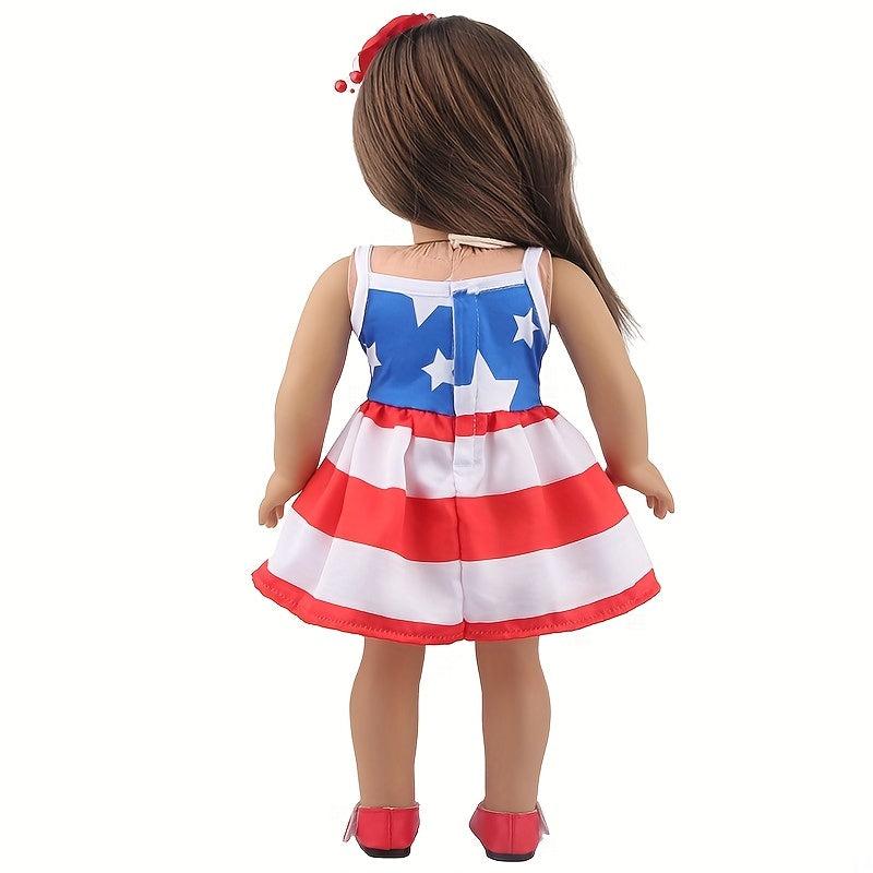 Star Striped Dress Doll Clothes 45 72 Cm Doll Not Included