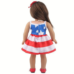 Star Striped Dress Doll Clothes 45 72 Cm Doll Not Included