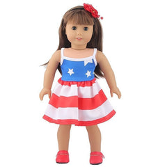 Star Striped Dress Doll Clothes 45 72 Cm Doll Not Included