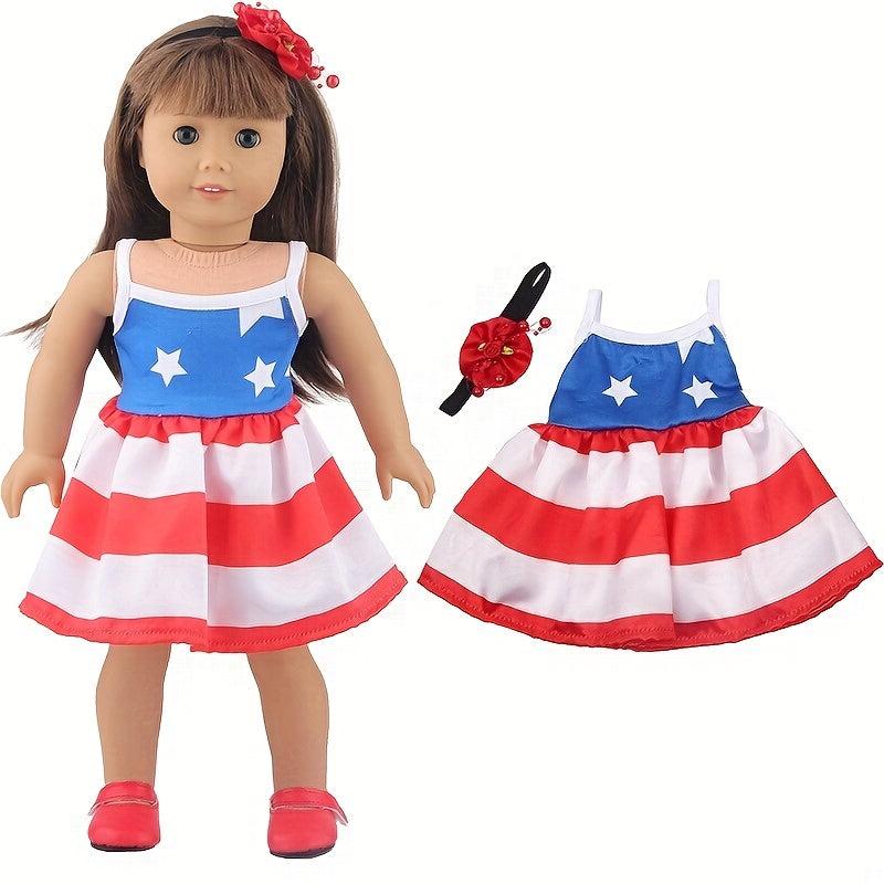 Star Striped Dress Doll Clothes 45 72 Cm Doll Not Included