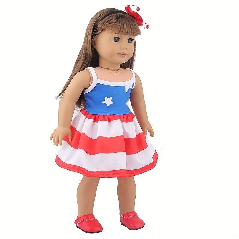 Star Striped Dress Doll Clothes 45 72 Cm Doll Not Included