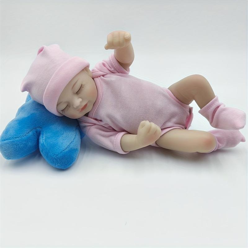 25 Pink Dress Vinyl Reborn Doll Toy Gift