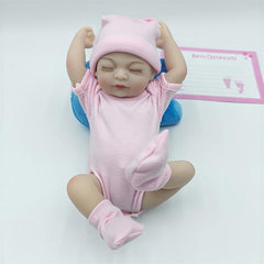 25 Pink Dress Vinyl Reborn Doll Toy Gift