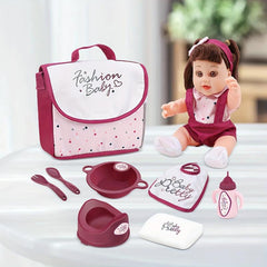 Realistic Rebirth Mommy Backpack Doll Accessories with IC Drinking Water