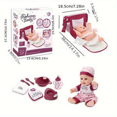Realistic Rebirth Mommy Backpack Doll Accessories with IC Drinking Water