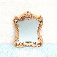 1:12 Scale Mini Vintage Bedroom Mirror Dollhouse Accessory