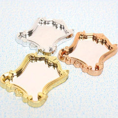 1:12 Scale Mini Vintage Bedroom Mirror Dollhouse Accessory