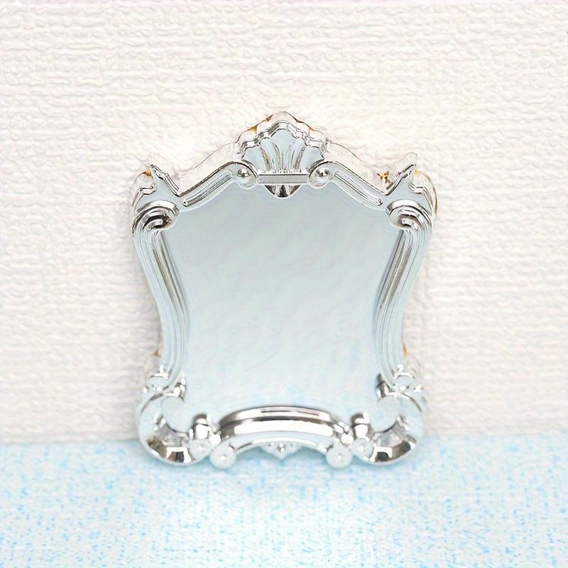1:12 Scale Mini Vintage Bedroom Mirror Dollhouse Accessory