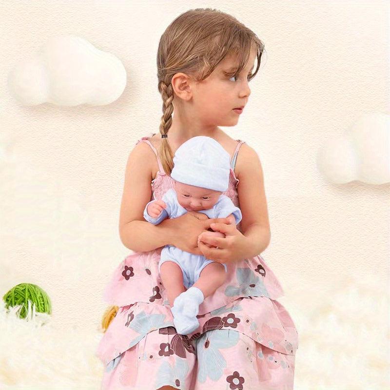 9inch Reborn Baby Doll Vinyl Full Body Realistic Emoticon Baby Doll