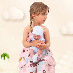 9inch Reborn Baby Doll Vinyl Full Body Realistic Emoticon Baby Doll