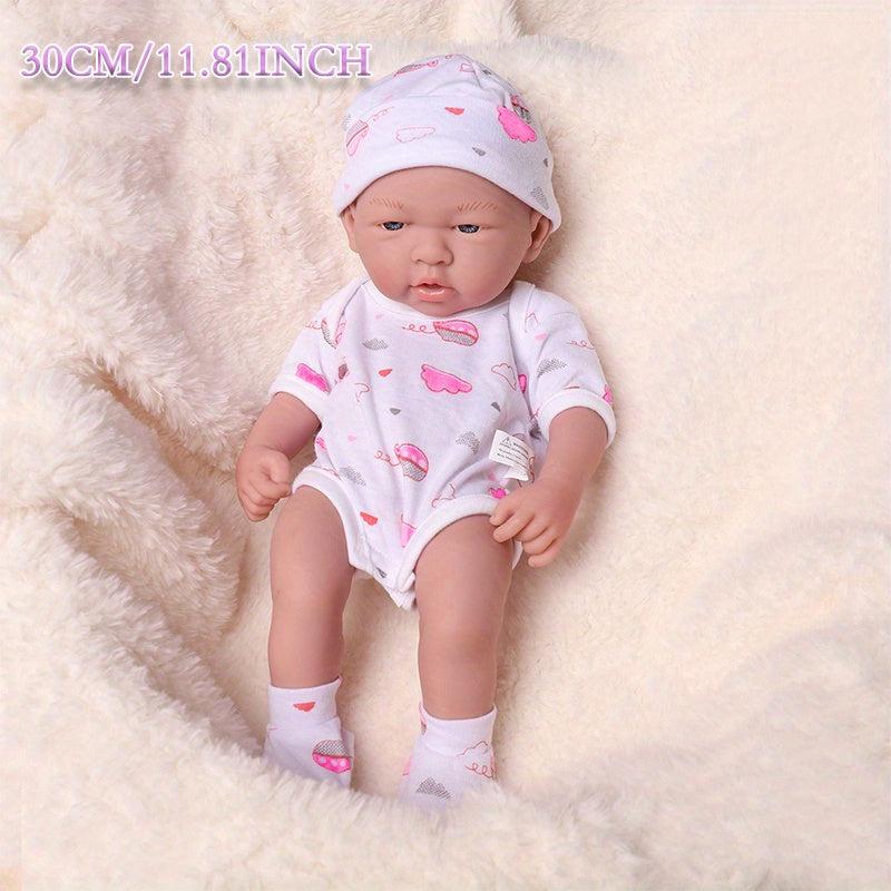 9inch Reborn Baby Doll Vinyl Full Body Realistic Emoticon Baby Doll