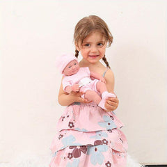9inch Reborn Baby Doll Vinyl Full Body Realistic Emoticon Baby Doll