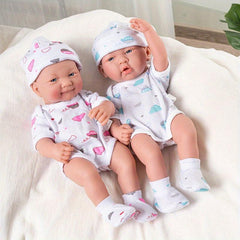 9inch Reborn Baby Doll Vinyl Full Body Realistic Emoticon Baby Doll