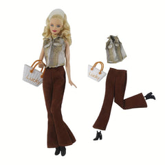 Lace Doll Clothes Set for 1/6 Dolls Party Outfits Accessories