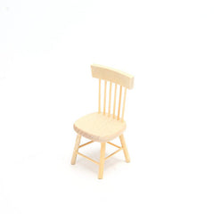1:12 Dollhouse Furniture Wooden Chair Dining Table