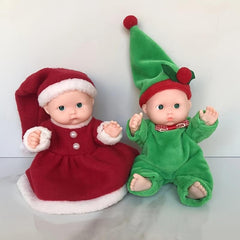 Christmas Dolls Santa Hat Dolls Plush Toys Doll House Accessories