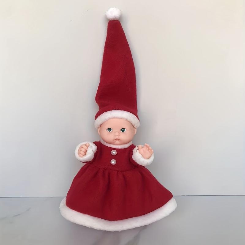 Christmas Dolls Santa Hat Dolls Plush Toys Doll House Accessories