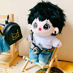 Short Hair Doll Plush Doll Clothes Skeleton Optional Star Doll