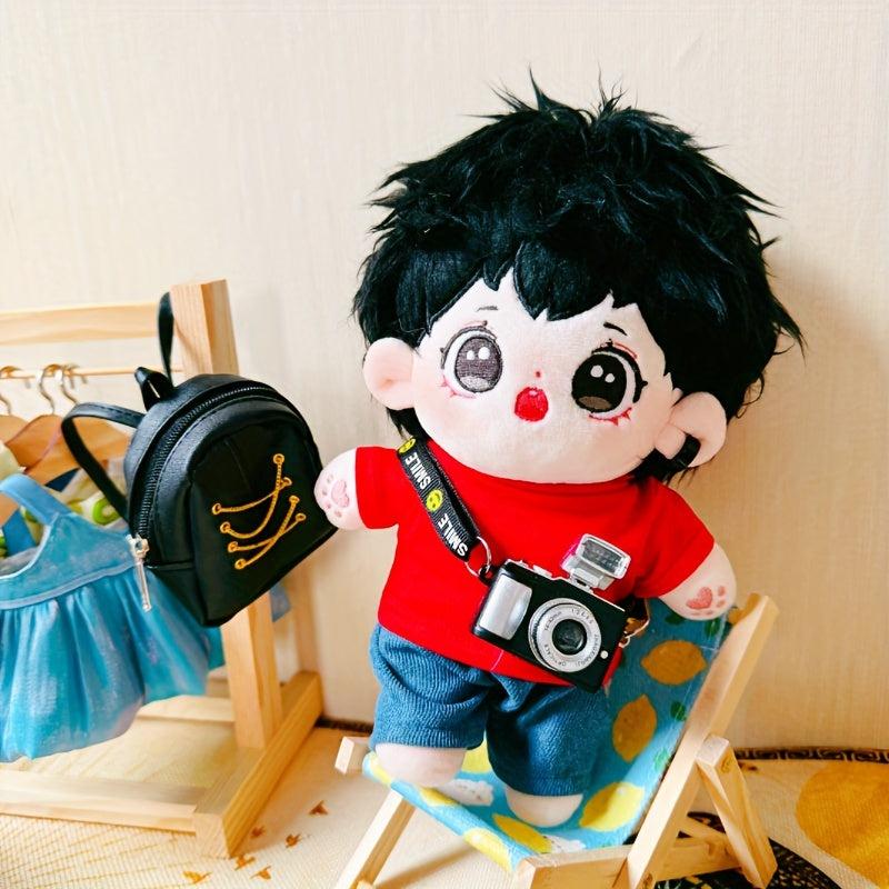 Short Hair Doll Plush Doll Clothes Skeleton Optional Star Doll