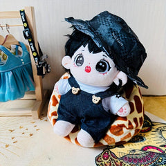 Short Hair Doll Plush Doll Clothes Skeleton Optional Star Doll