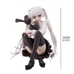 Anime Dolls Lady with Rabbit Dolls Car Desktop Decoration