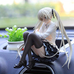 Anime Dolls Lady with Rabbit Dolls Car Desktop Decoration