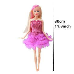 Casual Outfits Skirt Set for 1/6 Doll - Dollhouse Clothes Girls Gift